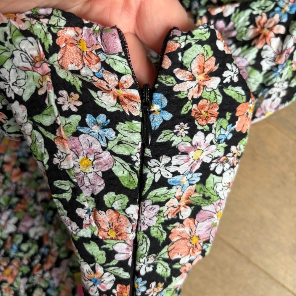 Free the Roses Multicolor Floral Kids Dress - Picture 5 of 5